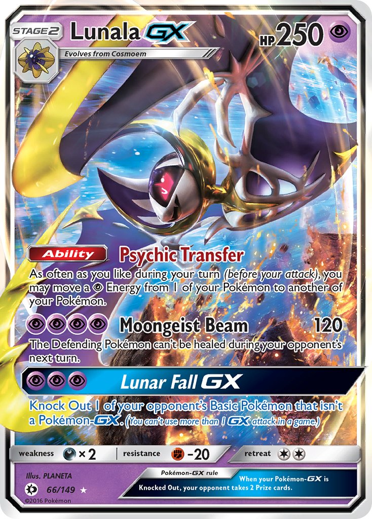 Lunala-GX (Secret Rare) - 172/156