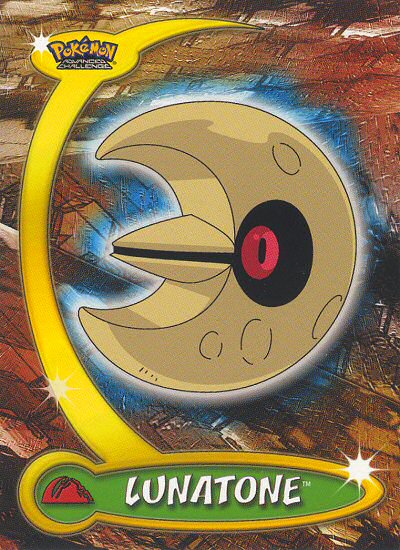 Lunatone - 40 - Topps - Pokemon Advanced Challenge - front