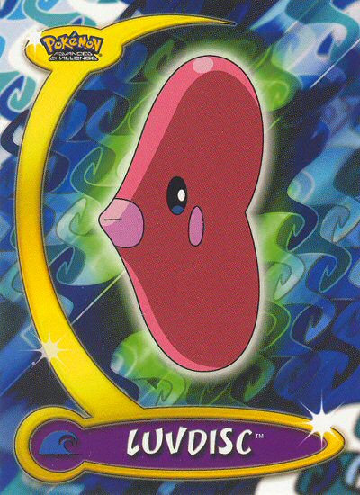 Luvdisc - 41 - Topps - Pokemon Advanced Challenge - front