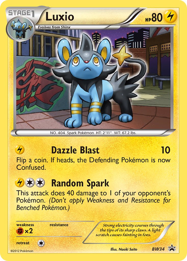 Luxio - BW34 - Black & White Promos