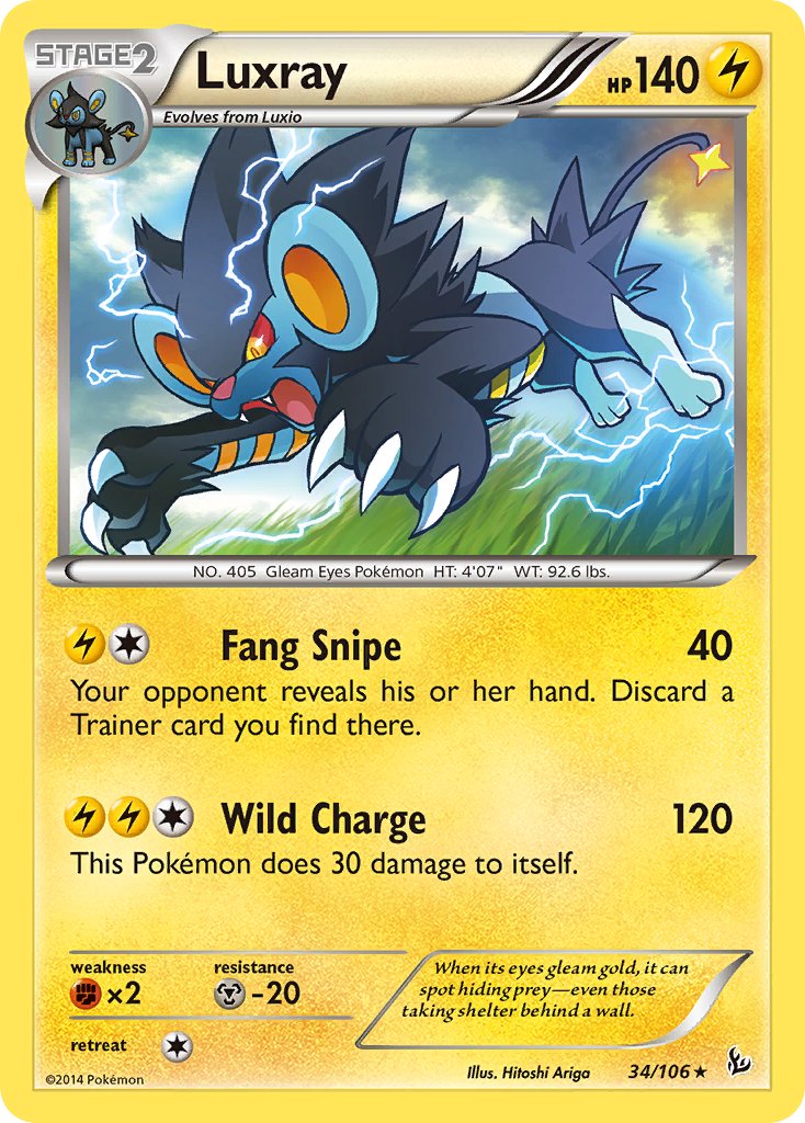 Luxray - 34 - Flashfire