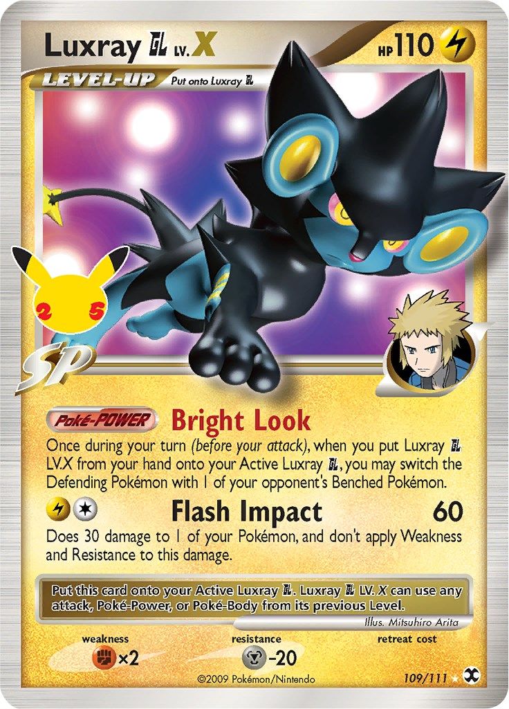 Luxray GL LV.X - 109 - Celebrations - Classic Collection