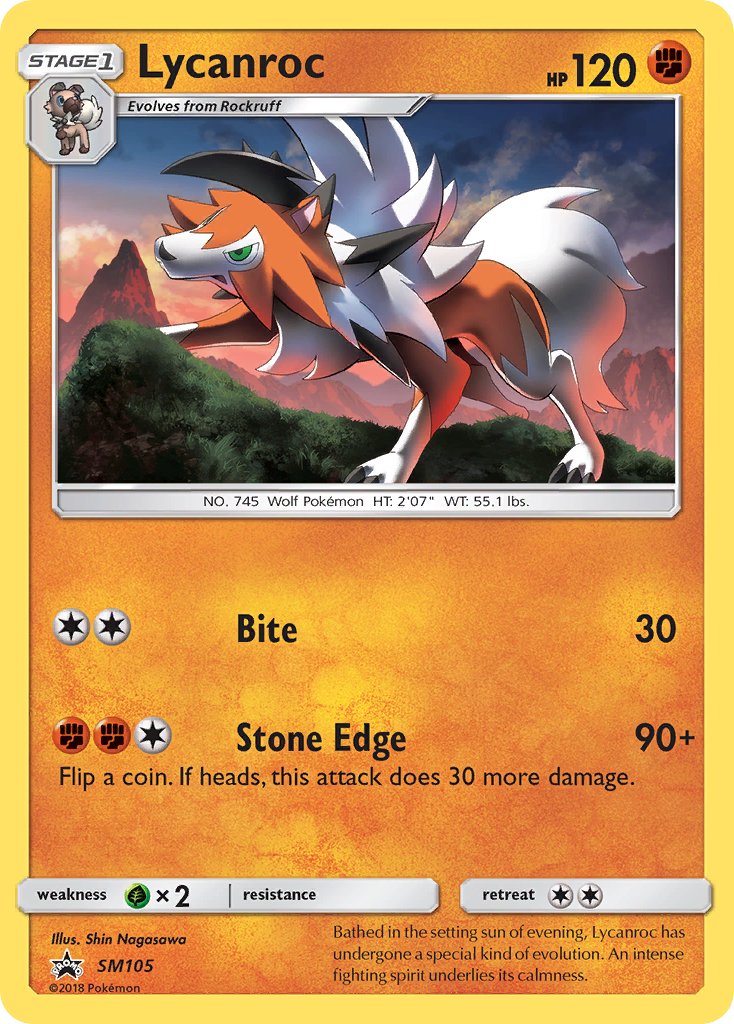 Lycanroc - SM105 - Sun & Moon Promos