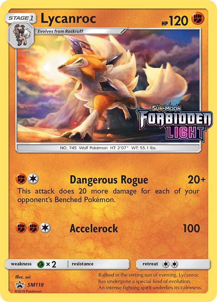 Lycanroc - SM118 - Sun & Moon Promos