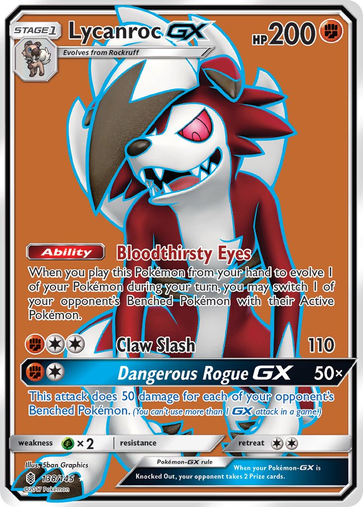 Lycanroc-GX - 138 - Guardians Rising