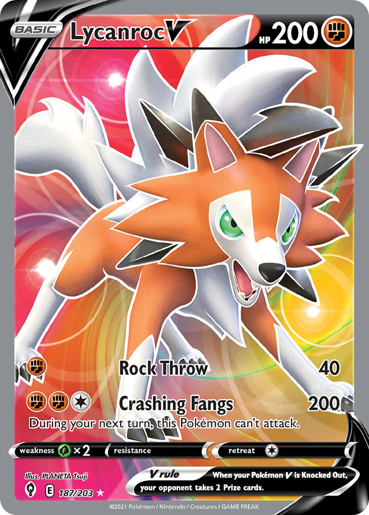 Lycanroc V - 187 - Evolving Skies