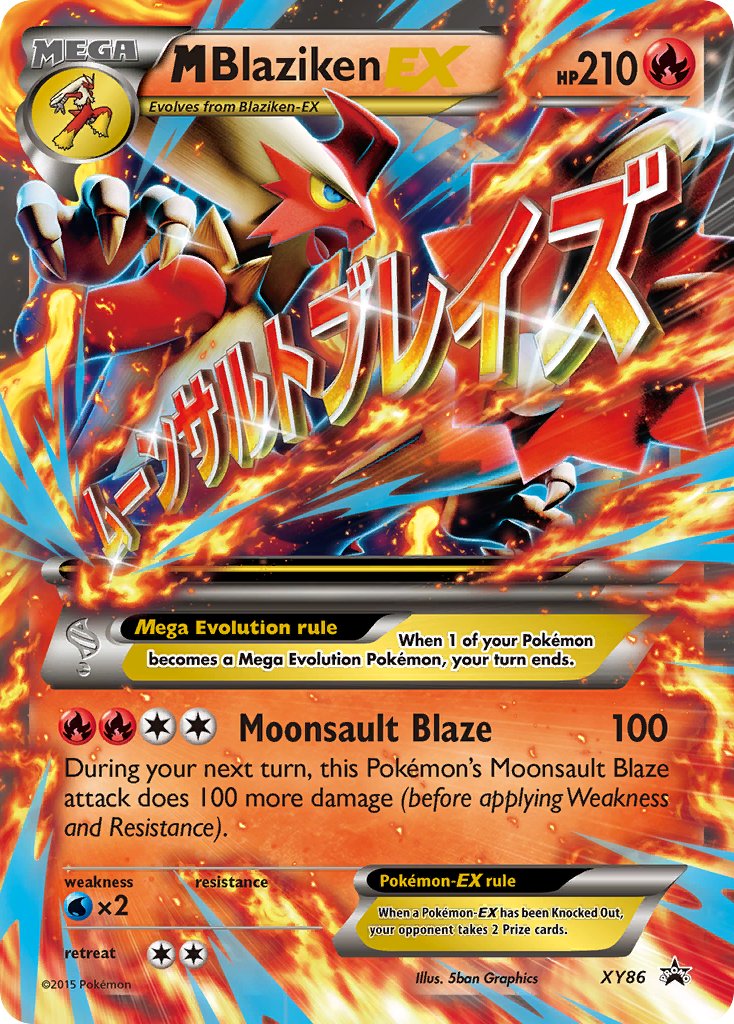 M Blaziken-EX - XY86 - XY Promos