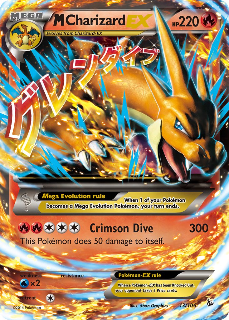 M Charizard-EX - 13 - Flashfire