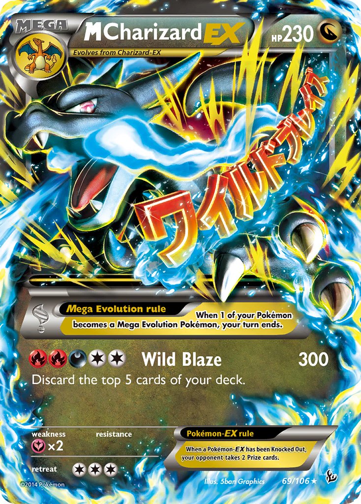 M Charizard-EX - 69 - Flashfire