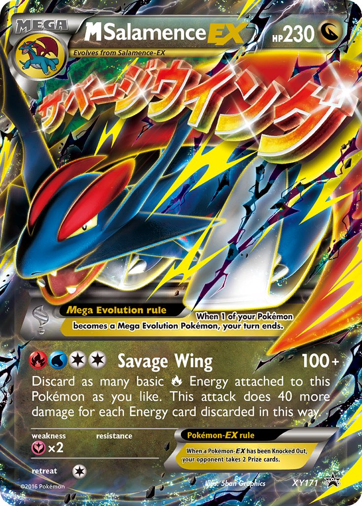 M Salamence-EX - XY171 - XY Promos