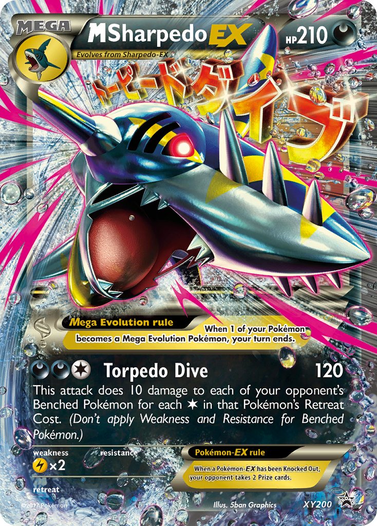 M Sharpedo-EX - XY200 - XY Promos