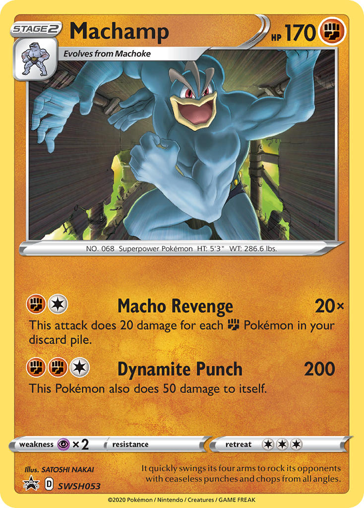 Machamp - SWSH053 - Sword & Shield Promos