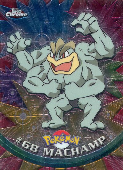 Machamp - 68 - Topps - Chrome series 1 - front