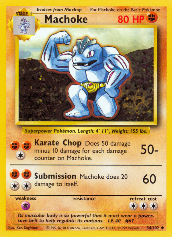 Machoke Base set Unlimited