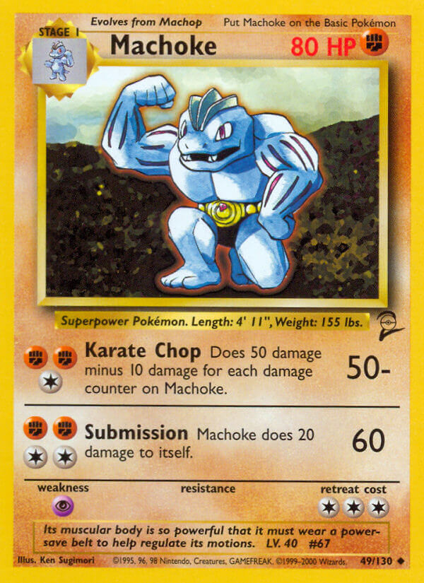 Machoke-49-Base Set 2