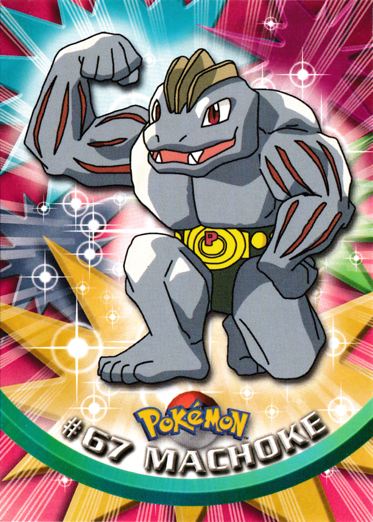 Machoke - 67 - Topps - Series 1 - front