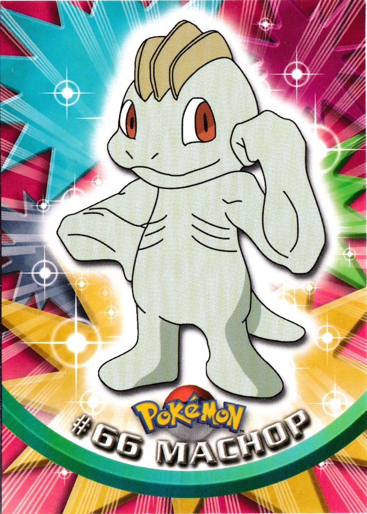 Machop - 66 - Topps - Series 1 - front