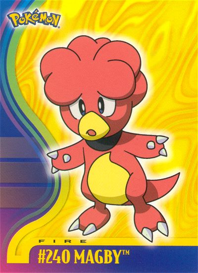 Magby - 240 - Topps - Johto League Champions - front