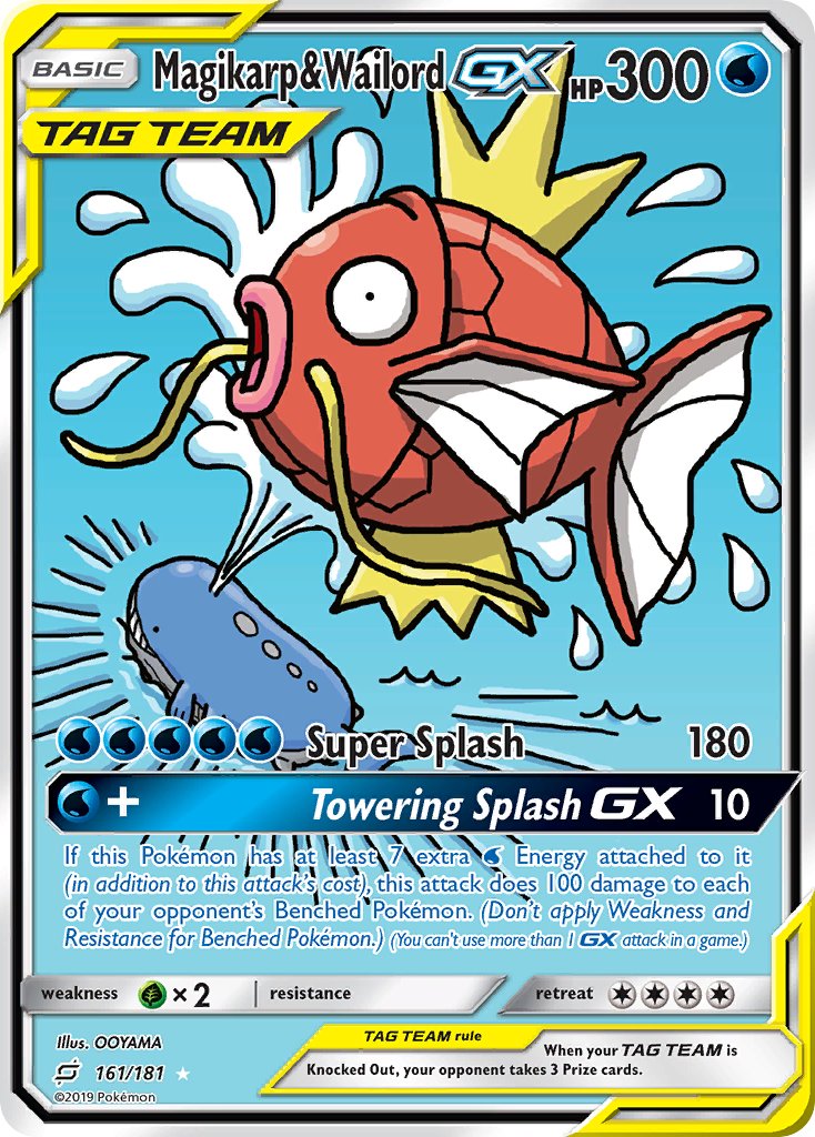 Magikarp & Wailord-GX - 161 - Team Up