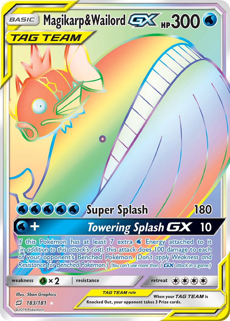 Magikarp & Wailord-GX - 183 - Team Up