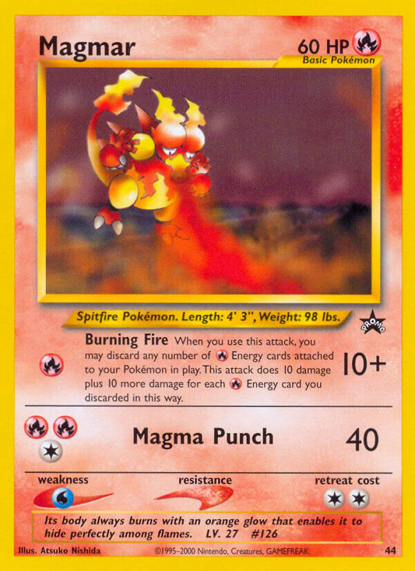 Magmar - 44 - Wizards Black Star Promos