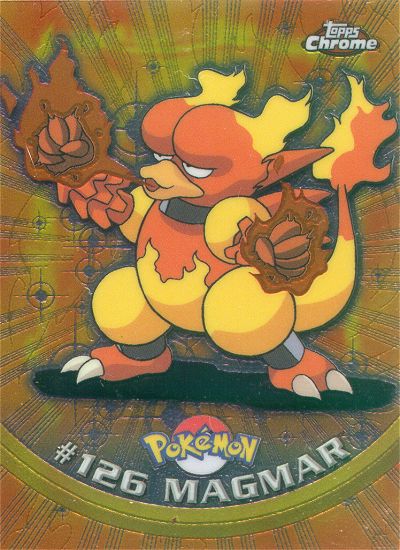 Magmar - 126 - Topps - Chrome series 2 - front