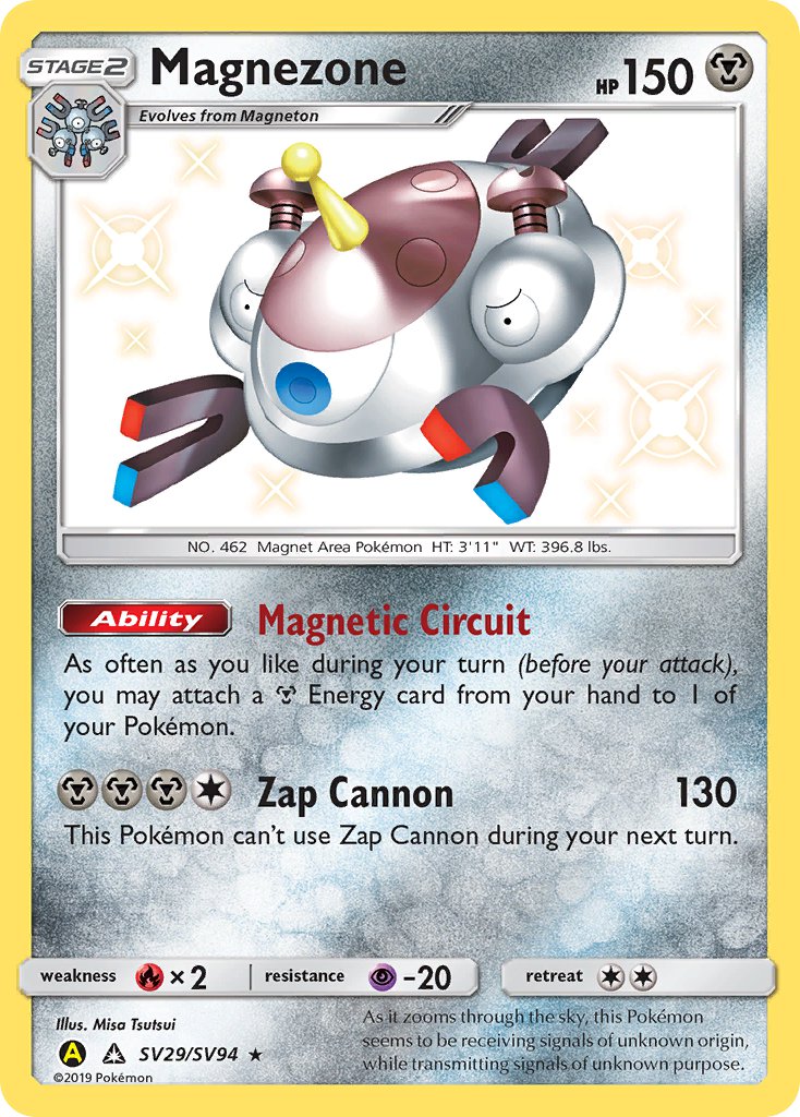 PrimetimePokemon's Blog: Pokemon Card of the Day: Metal Type Magnezone  (Stormfront)