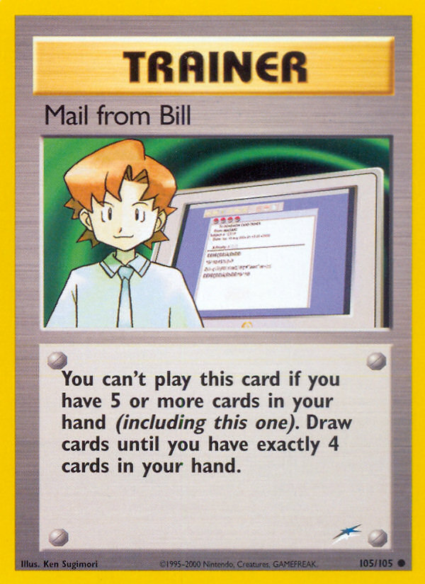Mail from Bill - Neo Destiny - Unlimited