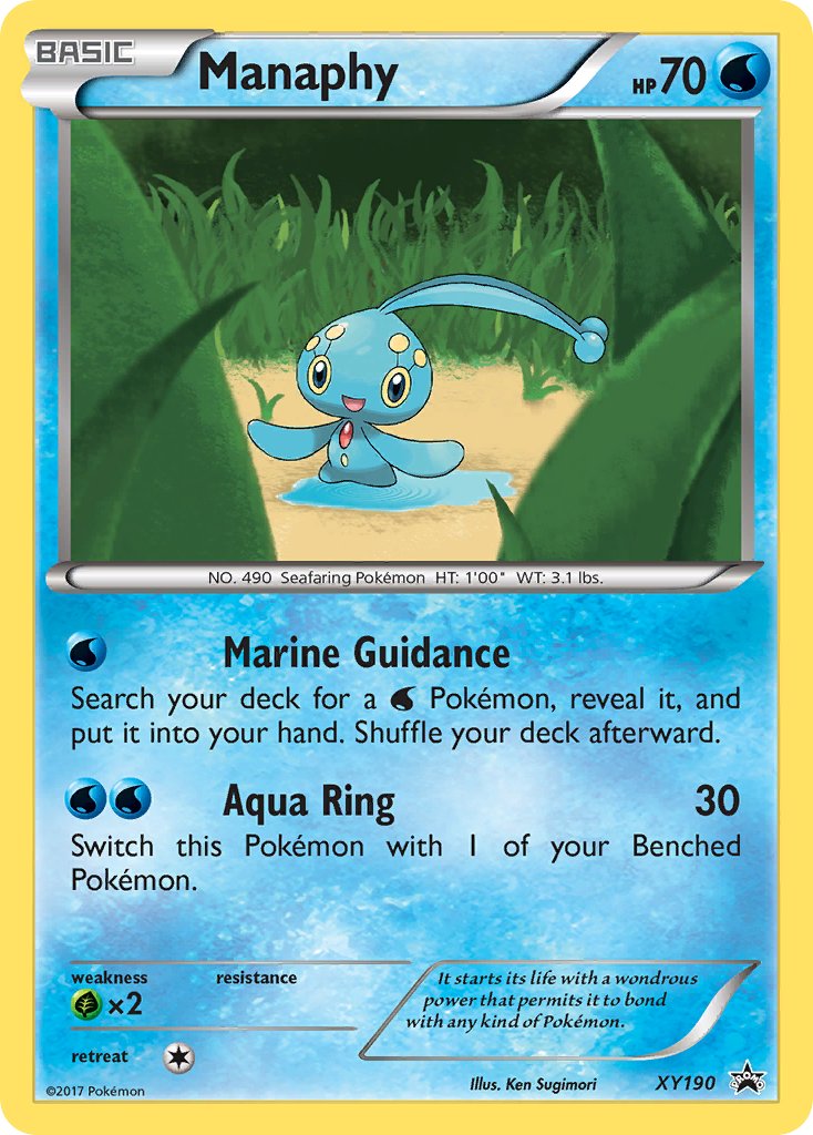 Manaphy - XY190 - XY Promos