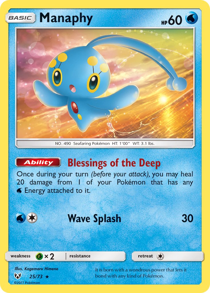 Manaphy - 25 - Shining Legends