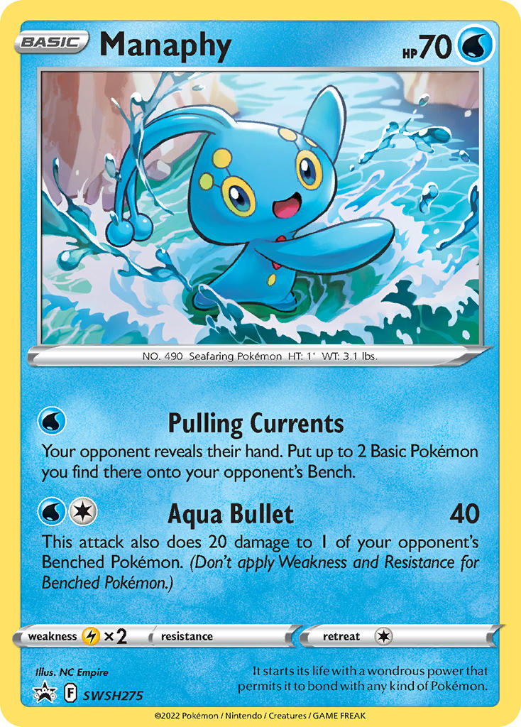 Manaphy - SWSH275 - Sword & Shield Promos