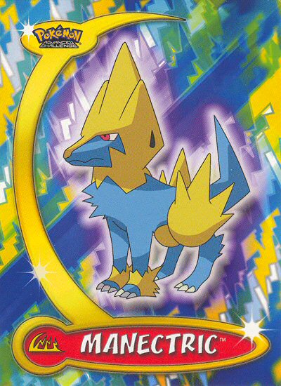 Manectric - 42 - Topps - Pokemon Advanced Challenge - front