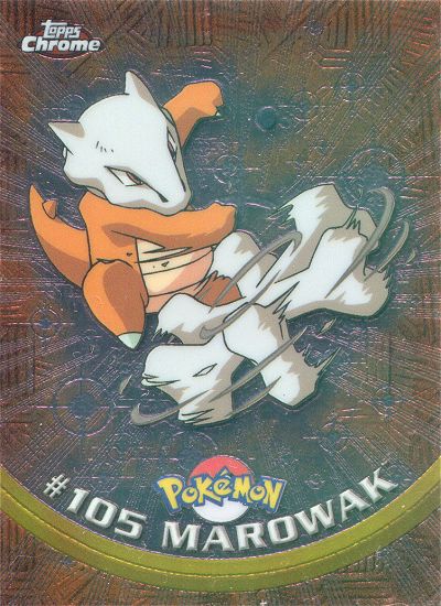 Marowak - 105 - Topps - Chrome series 2 - front