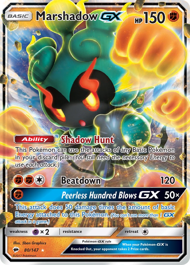 Marshadow-GX - 80 - Burning Shadows