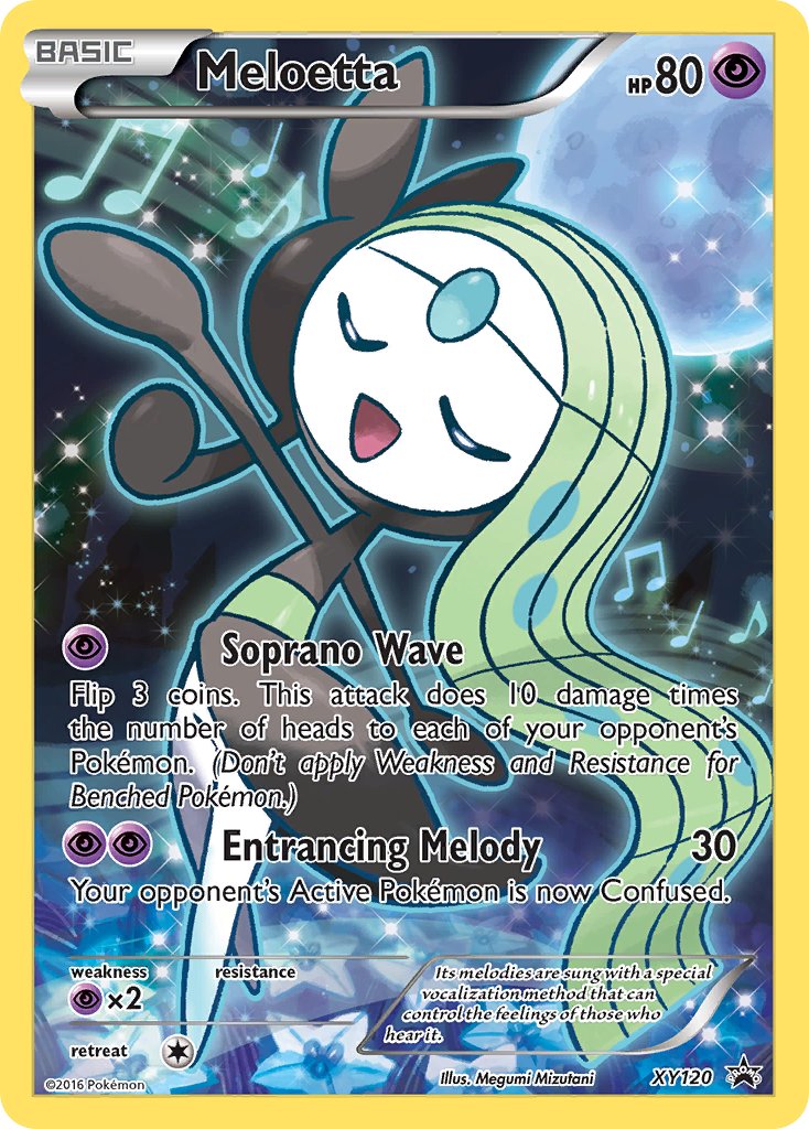 Meloetta - XY120 - XY Promos