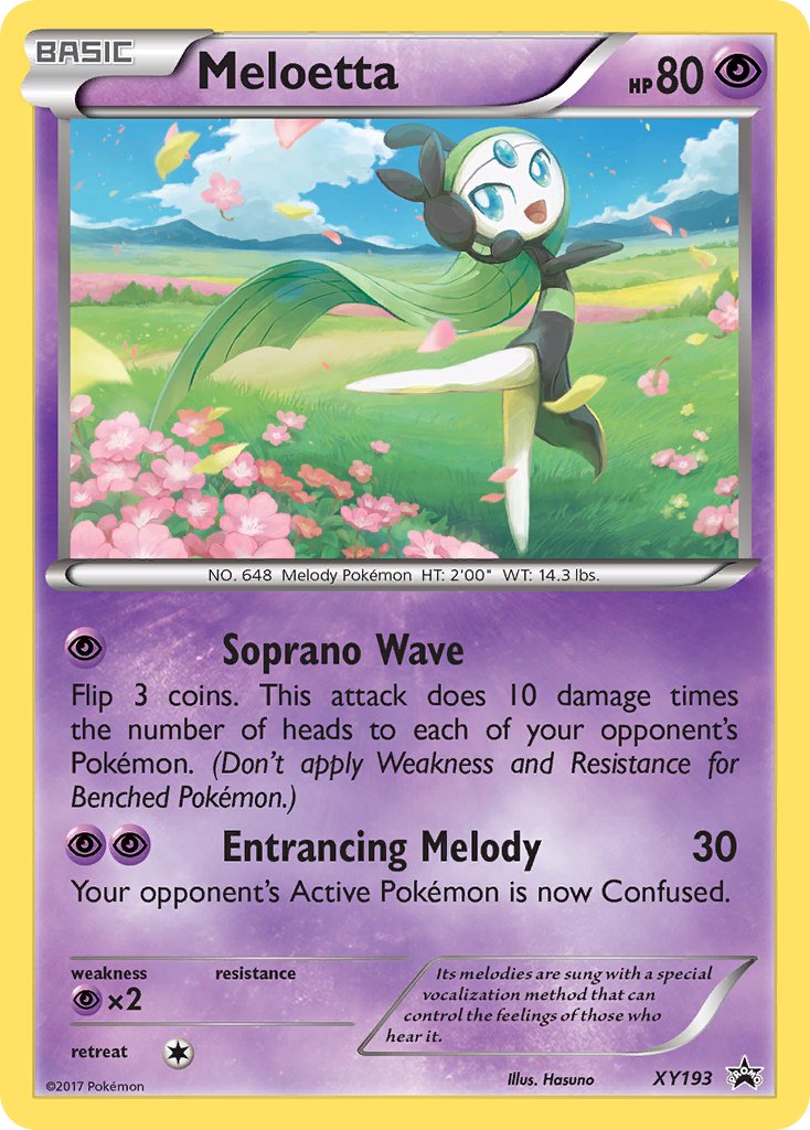 Meloetta - XY193 - XY Promos