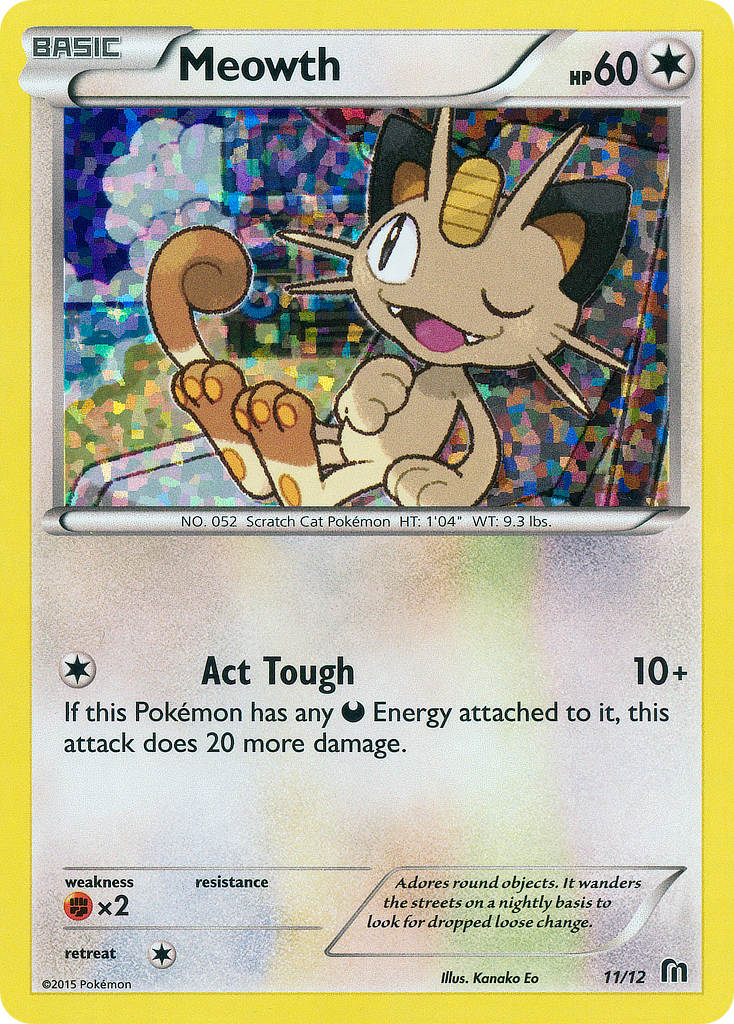 Meowth - 11 - McDonald's Collection 2016