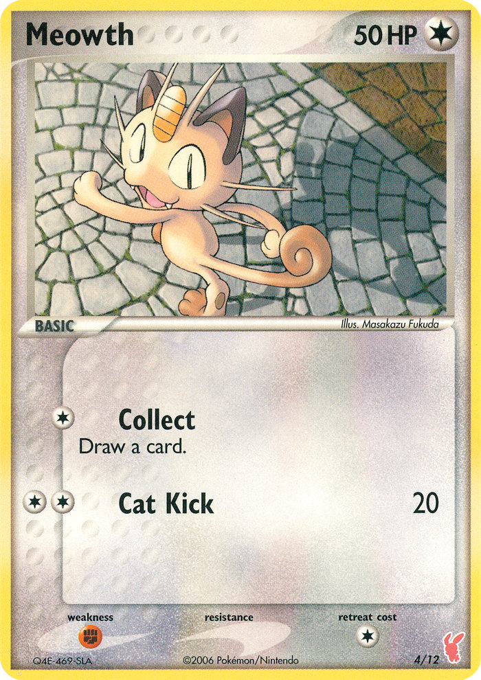 Meowth - 4 - EX Trainer Kit Plusle