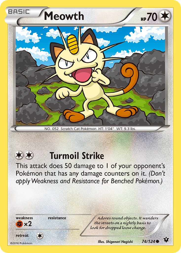 Meowth - 74 - Fates Collide