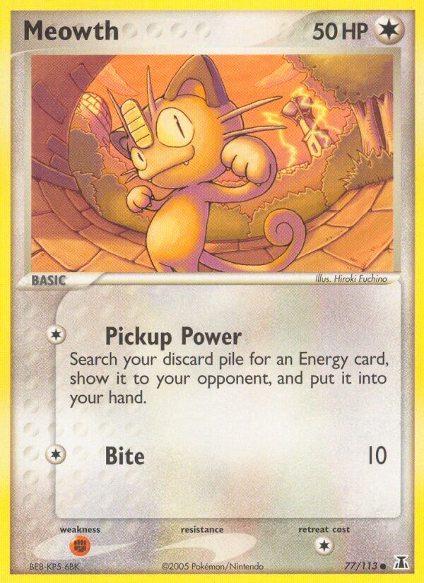 Meowth - 77 - Delta Species