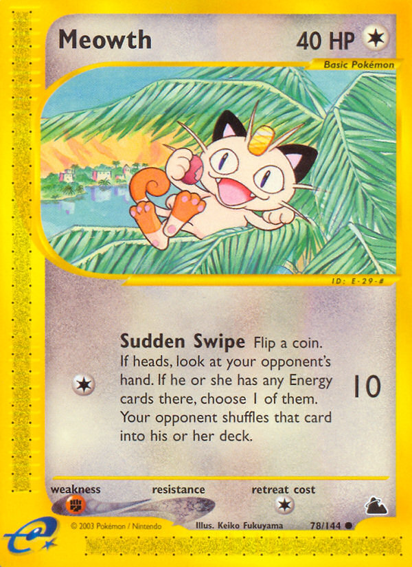 Meowth - 78/144 - Skyridge