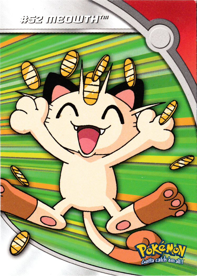 Meowth - HV9 - Topps - Series 3 - front