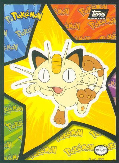 Meowth - Topps - Pokemon puzzle - front