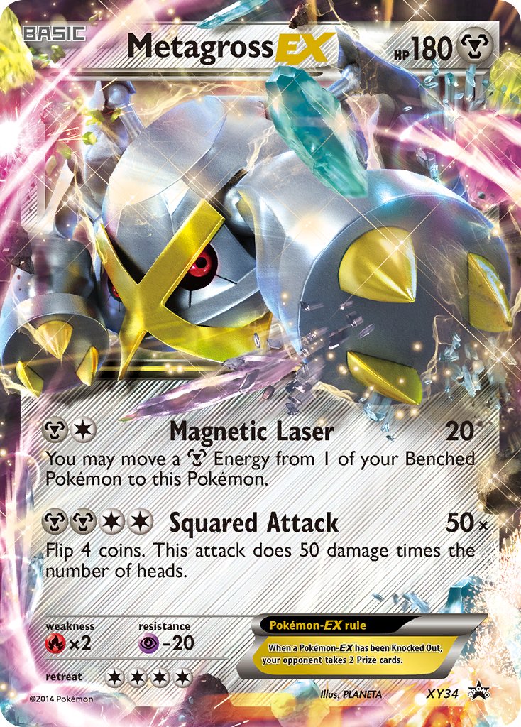 Metagross-EX - XY34 - XY Promos