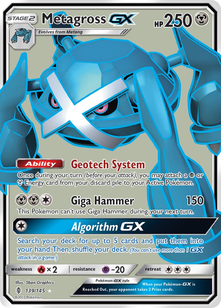 Metagross-GX - 139 - Guardians Rising