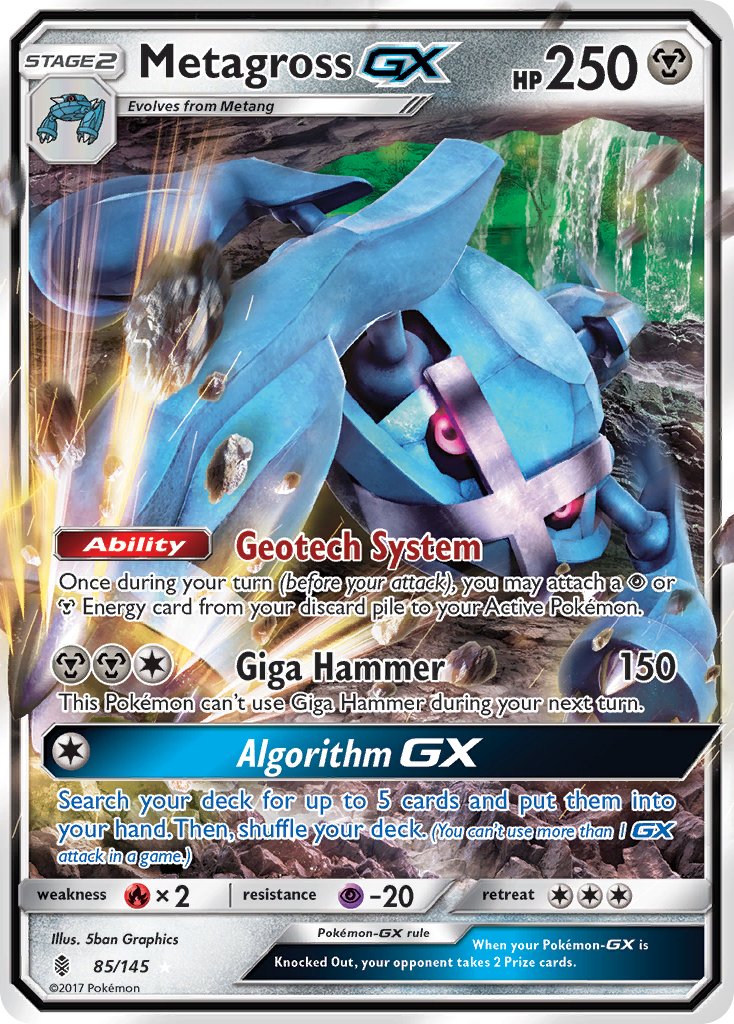 Metagross-GX - 85 - Guardians Rising