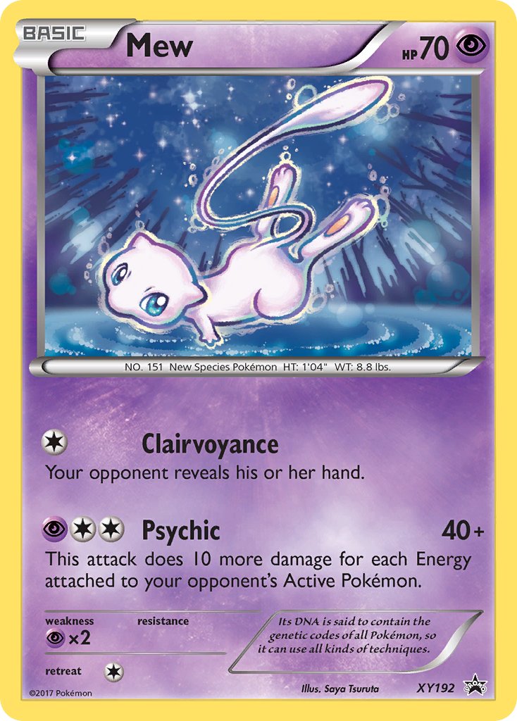 Mew - XY192 - XY Promos