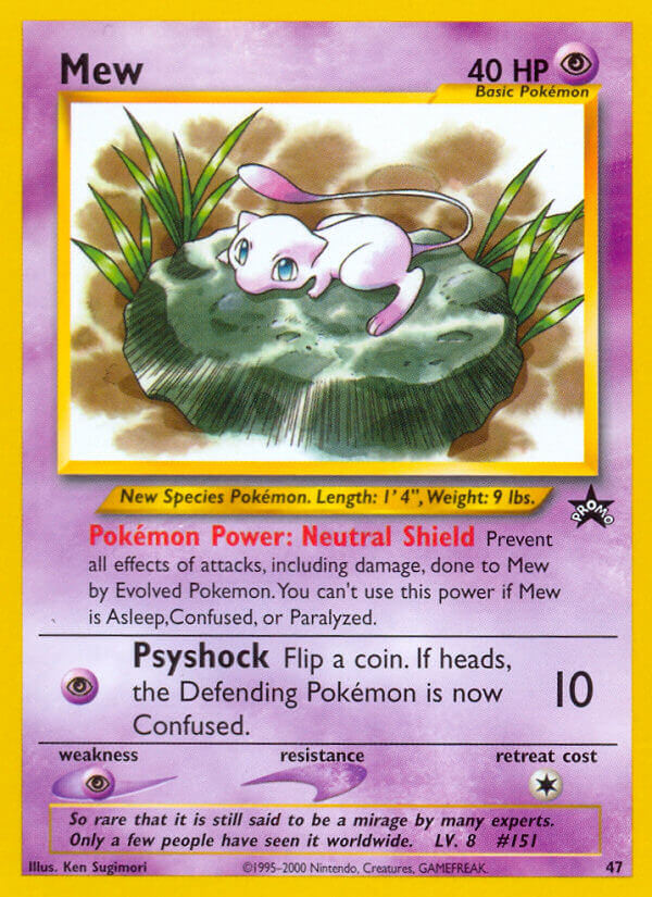 Mew - 47 - Wizards Black Star Promos