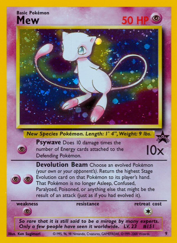 Mew - 9 - Wizards Black Star Promos