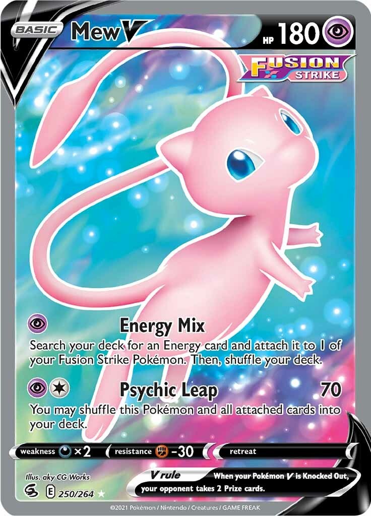 Mew V (Full Art) - 250 - Fusion Strike